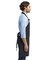 Artisan Collection by Reprime® Durable Cotton Chino Bib Apron with Adjustable Neck Strap and Pockets